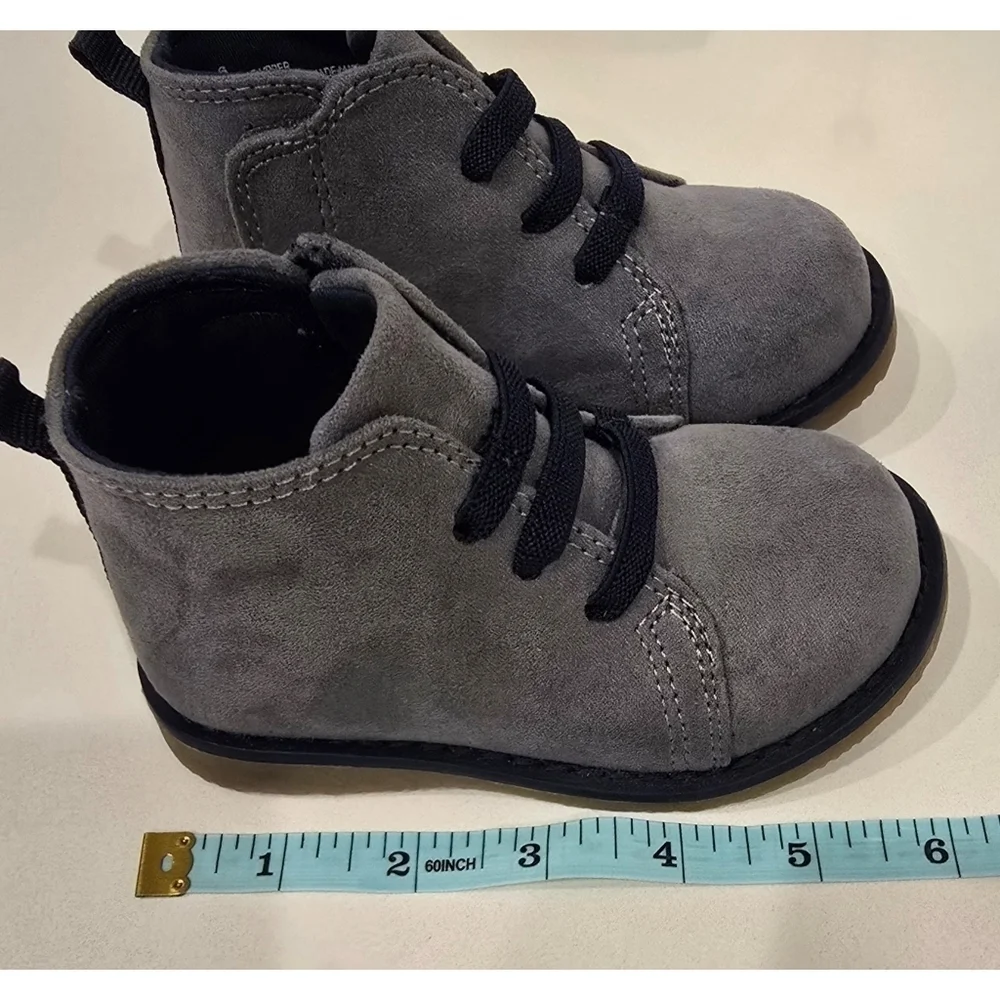 Toddler Baby Boys' Toddler Chukka Boots Shoes Cat and Jack Gray Size 6